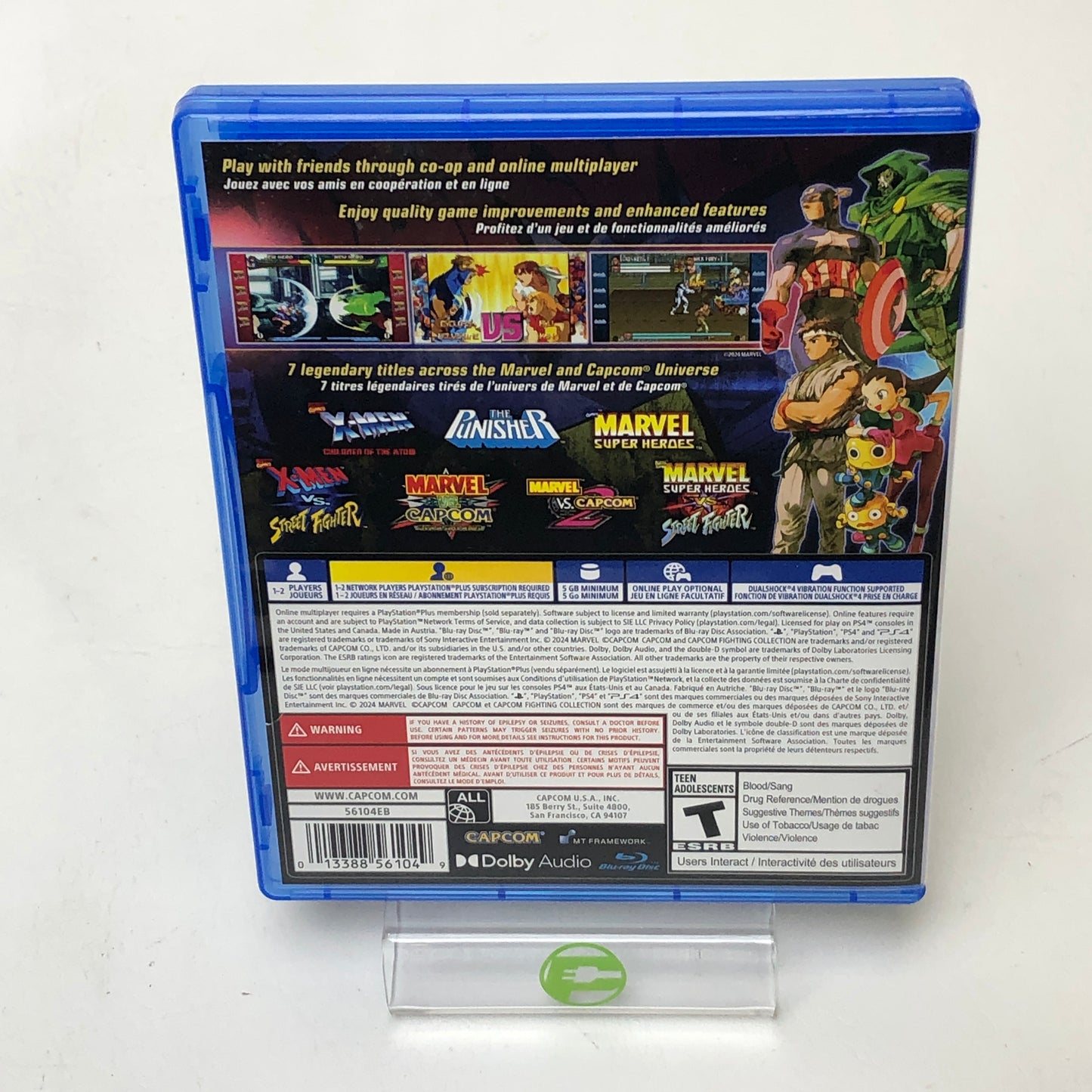 Marvel Vs. Capcom Fighting Collection: Arcade Classics (Playstation 4, 2024)