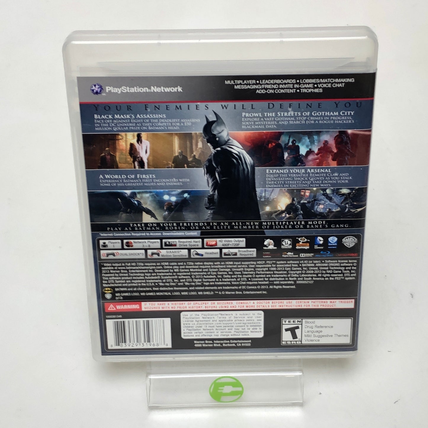 Batman: Arkham Origins (Sony PlayStation 3 PS3, 2013)