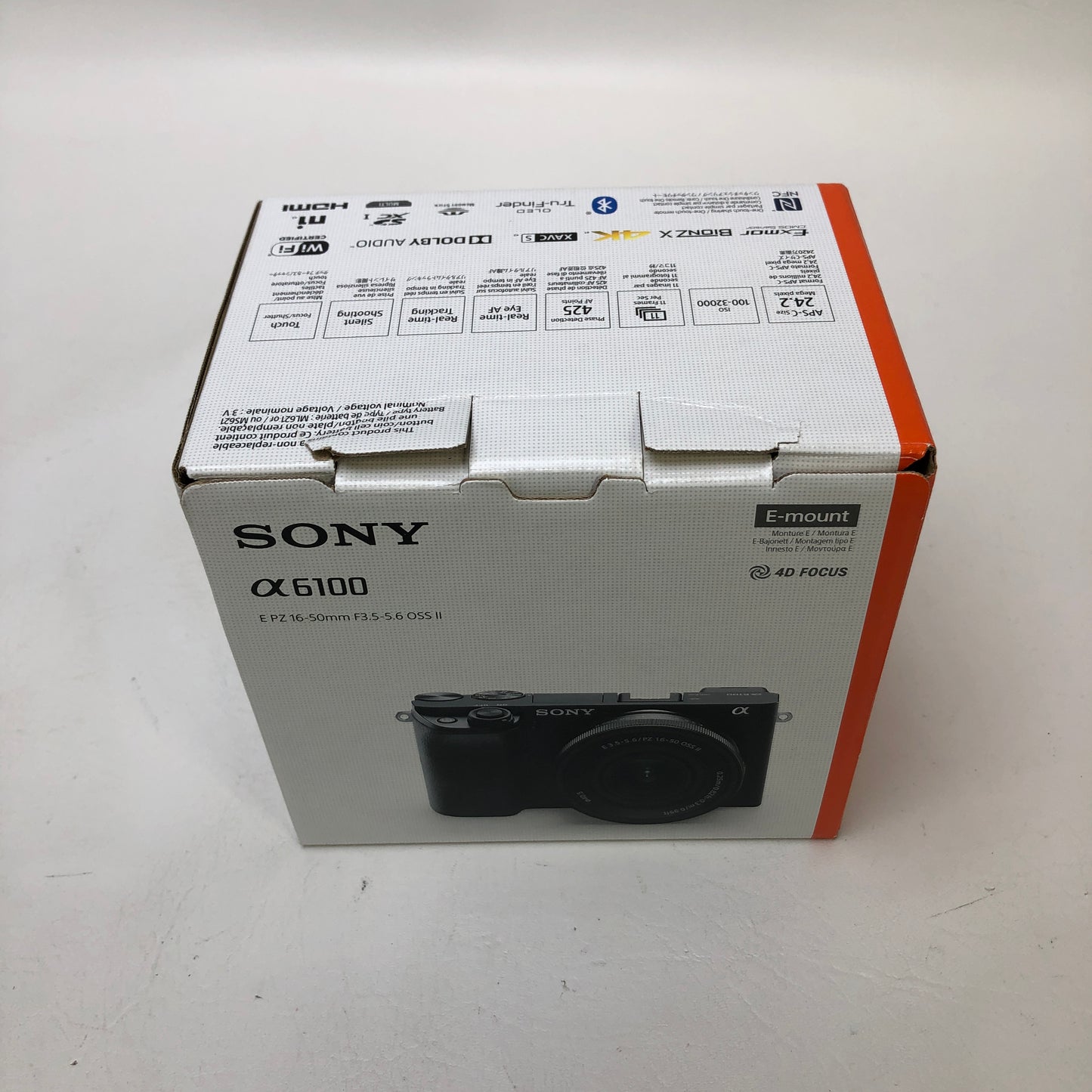 Sony Alpha a6100 24.2MP Mirrorless SLR Digital Camera W/ 16-50mm Lens