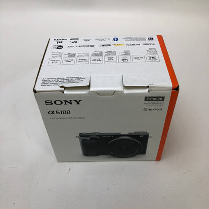 Sony Alpha a6100 24.2MP Mirrorless SLR Digital Camera W/ 16-50mm Lens