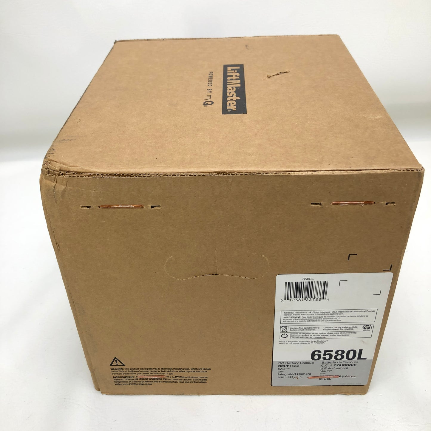 New LiftMaster 6580L Plus Belt Drive Smart Garage Door Opener Wi-Fi Camera Battery