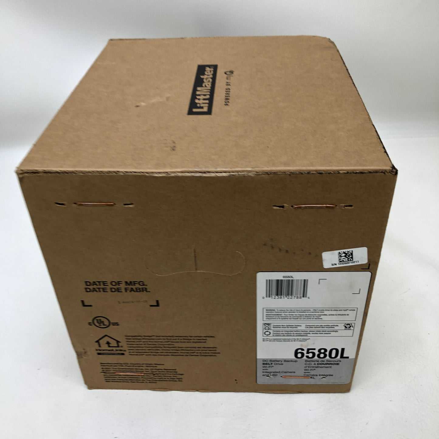 New LiftMaster 6580L Plus Belt Drive Smart Garage Door Opener Wi-Fi Camera Battery