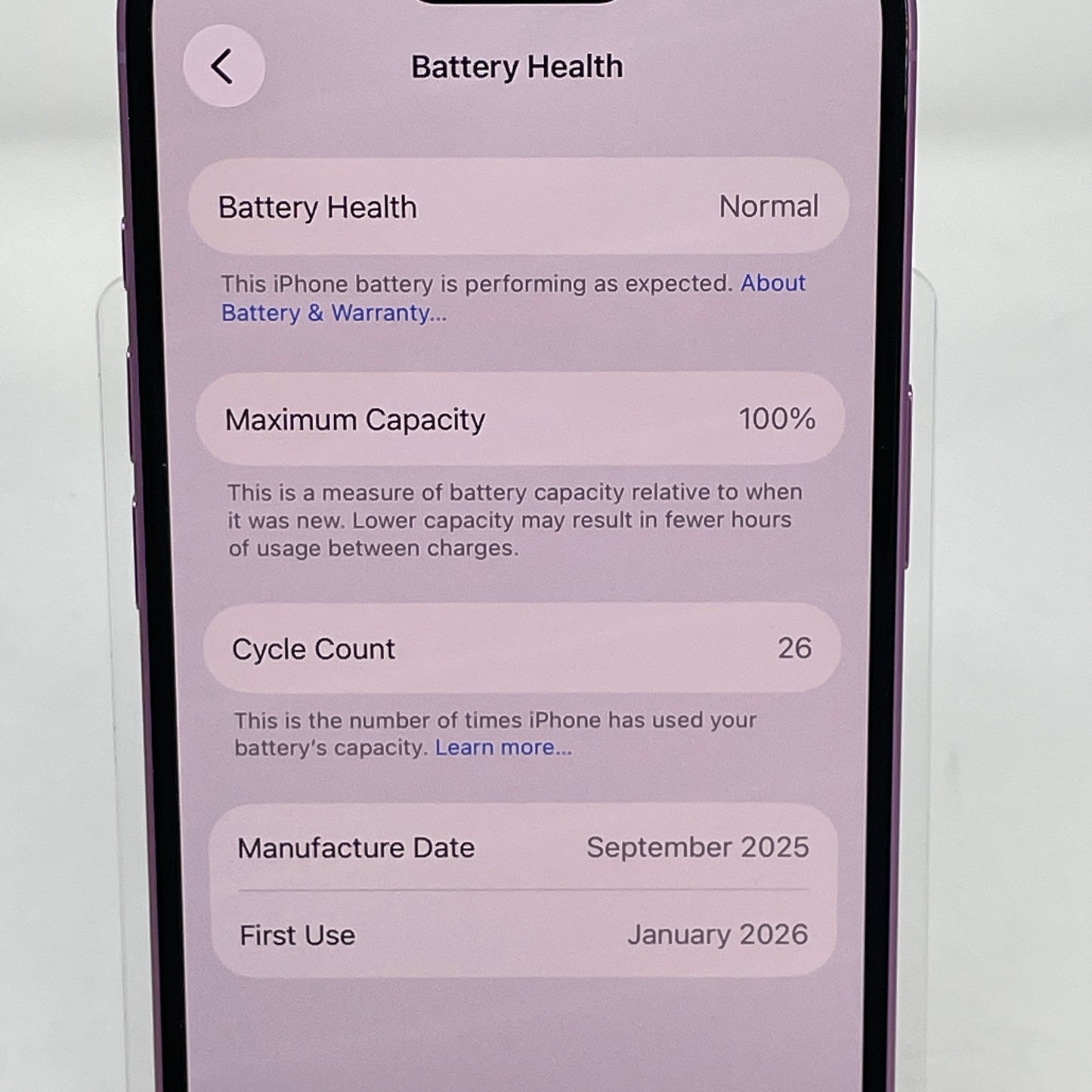 Factory Unlocked Apple iPhone 16 128GB Pink MYAR3LL/A