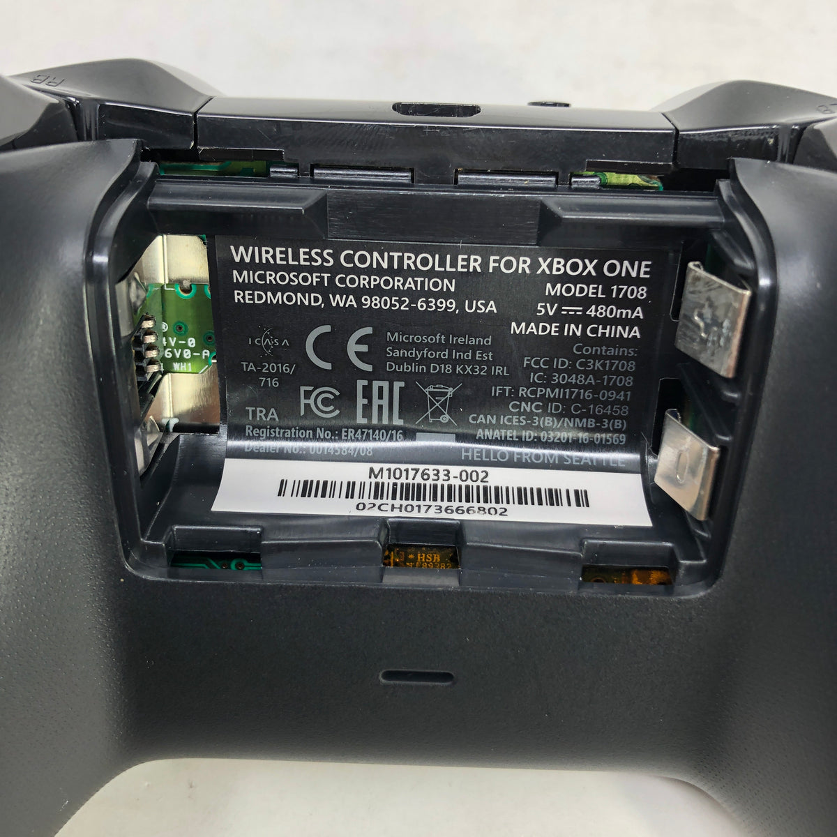 Microsoft Xbox One Wireless Controller Ocean Shadow 1708