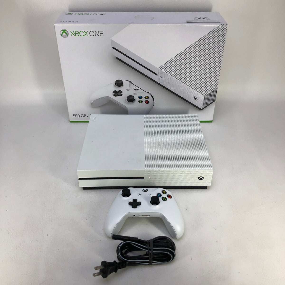 Microsoft Xbox One S 500GB Console Gaming System White 1681