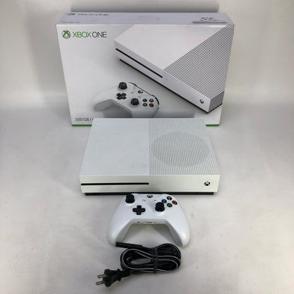 Microsoft Xbox One S 500GB Console Gaming System White 1681