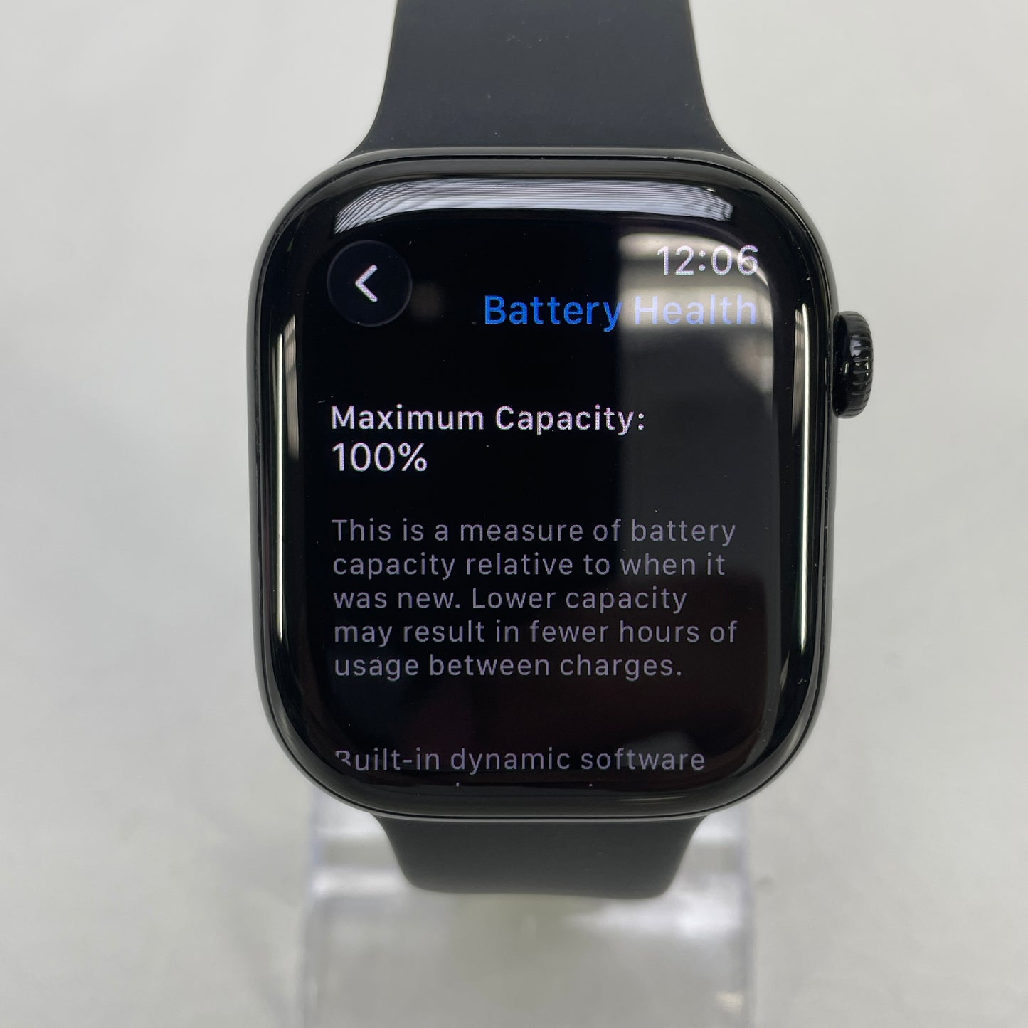 GPS Only Apple Watch Series 11 46MM Jet Black Aluminum Black Sport Band MEUX4LW/A