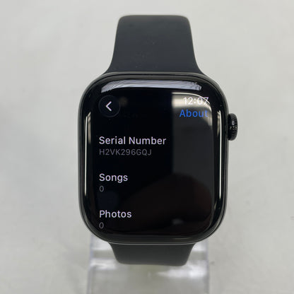 GPS Only Apple Watch Series 11 46MM Jet Black Aluminum Black Sport Band MEUX4LW/A