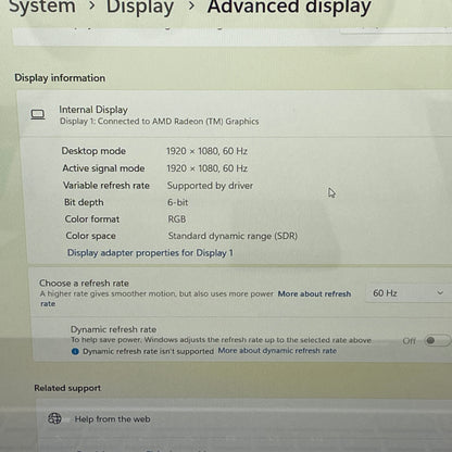 HP Envy x360 15-EY1045C1 15.6" Ryzen 7 7730U 2.0GHz 16GB RAM 1TB SSD
