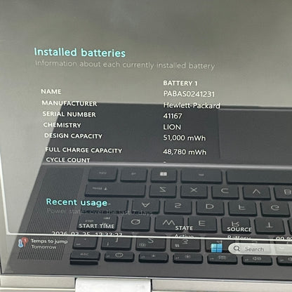 HP Envy x360 15-EY1045C1 15.6" Ryzen 7 7730U 2.0GHz 16GB RAM 1TB SSD