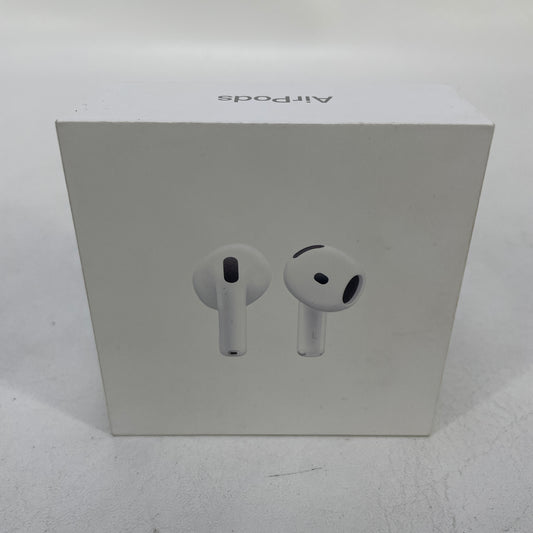 New Apple AirPods 4th Gen with Charging Case A3053 A3050 A3058 MXP63LL/A