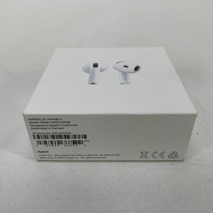 New Apple AirPods 4th Gen with Charging Case A3053 A3050 A3058 MXP63LL/A
