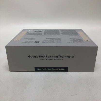 New Google Nest Learning Thermostat 4th Gen & Sensor 2nd Gen