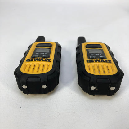 Dewalt Heavy Duty IP67 Waterproof Two-Way Radios Walkie Talkies Pair w/ Charger