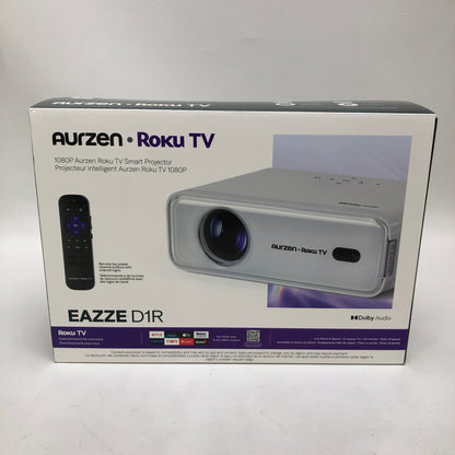 New Aurzen EAZZE D1R 1920 x 1080 330 ANSI Lumens  Smart Projector A01A11