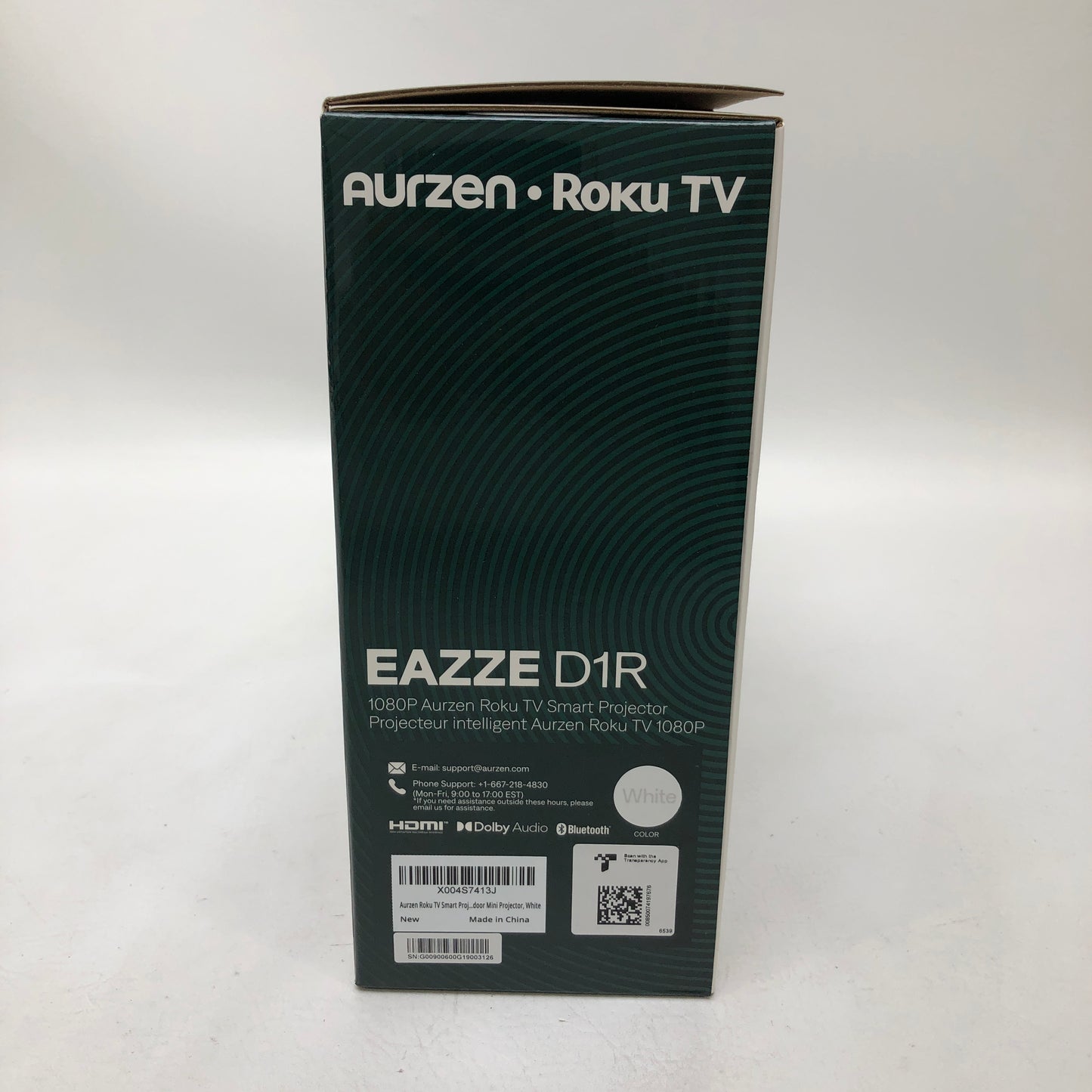 New Aurzen EAZZE D1R 1920 x 1080 330 ANSI Lumens  Smart Projector A01A11