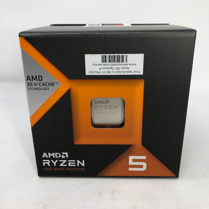 New AMD Ryzen 5 7600X3D 4.10GHz 6 Core 100-100001721WOF 12 Thread AM5