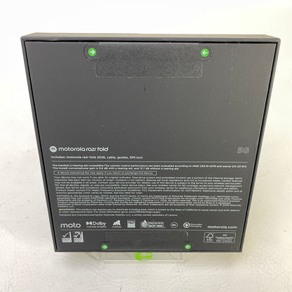 New Factory Unlocked Motorola Razr Fold 2026 512GB 16 Pantone Blackened Blue