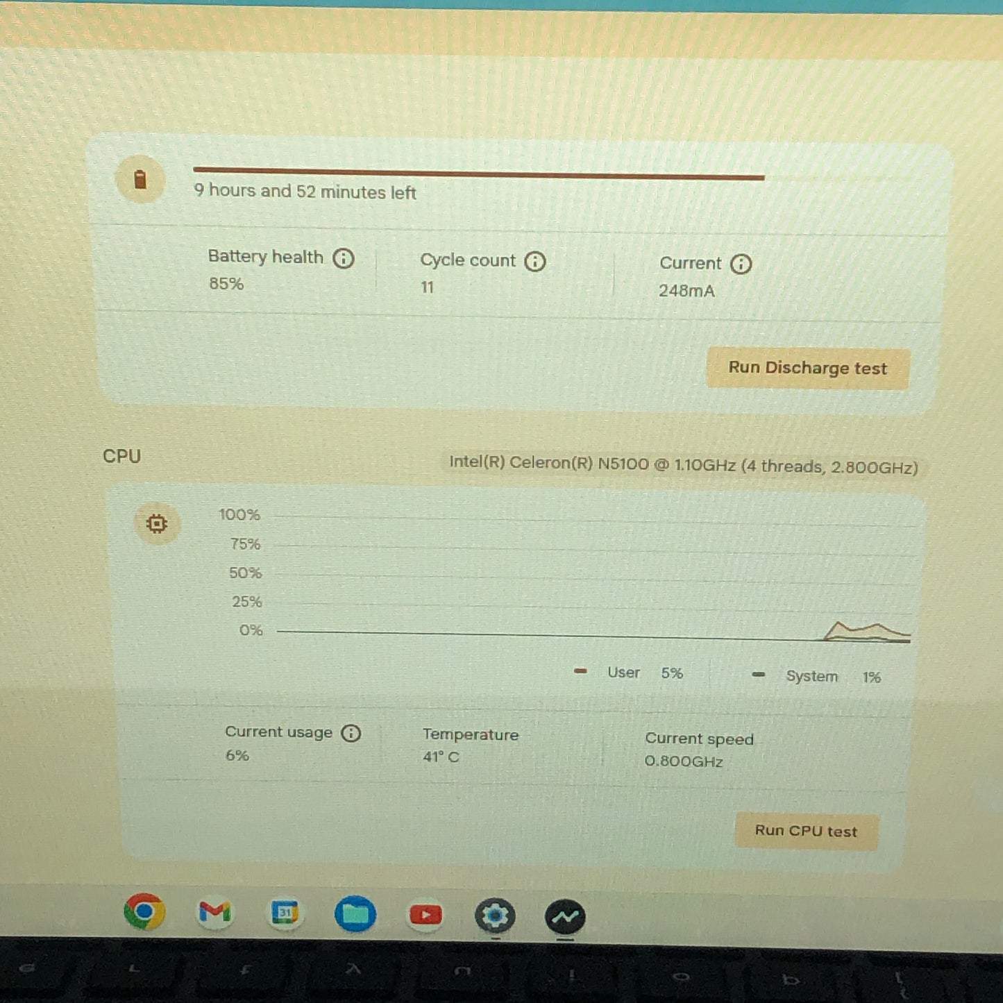 Dell Inspiron Chromebook 3110 2-IN-1 11.6 Celeron N5100 0.800Ghz 8GB RAM 64GB eMMC