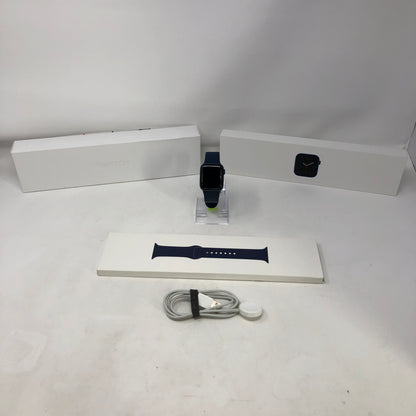 GPS Only Apple Watch Series 6 40MM Aluminum Dark Blue Sport Loop MG143LL/A