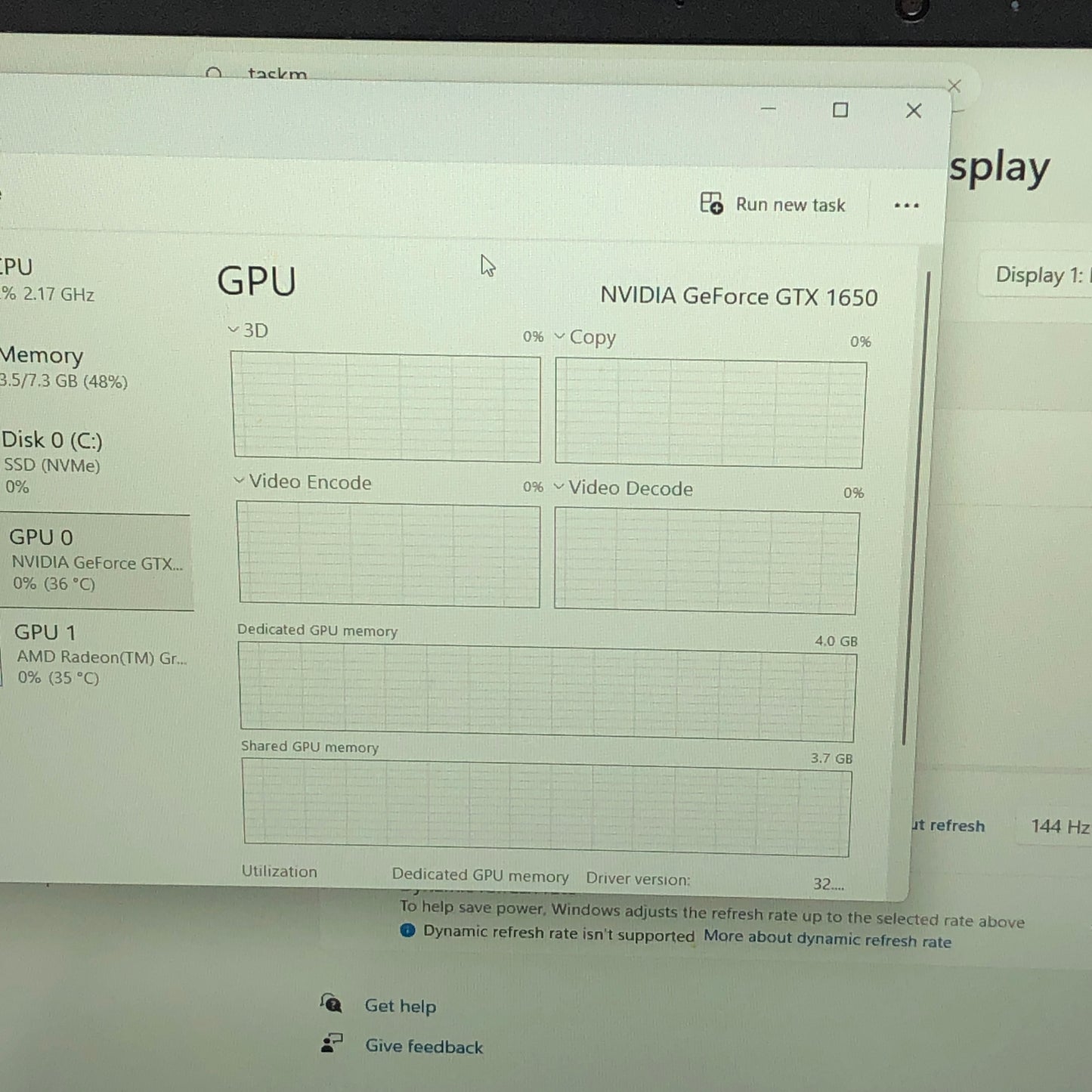 HP Victus 15-FB0121NR 15.6" Ryzen 5 5600H 3.3GHz 8GB RAM 512GB SSD GeForce GTX 