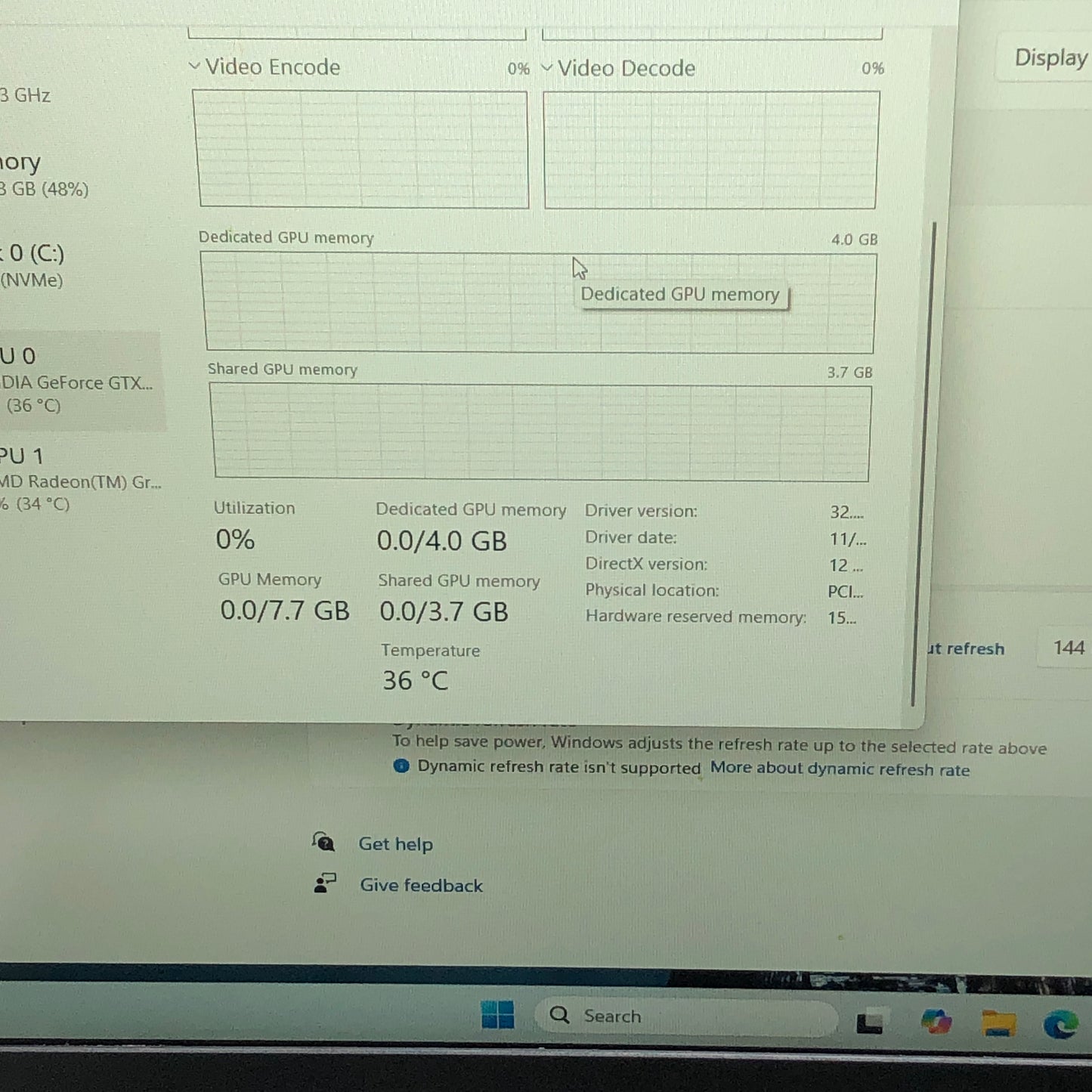HP Victus 15-FB0121NR 15.6" Ryzen 5 5600H 3.3GHz 8GB RAM 512GB SSD GeForce GTX 