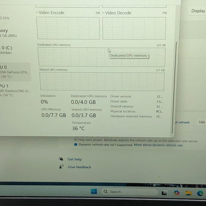 HP Victus 15-FB0121NR 15.6" Ryzen 5 5600H 3.3GHz 8GB RAM 512GB SSD GeForce GTX 