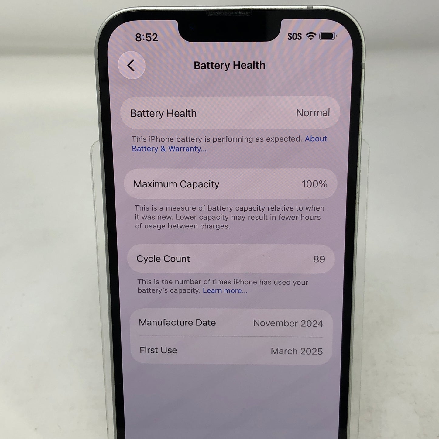 T-Mobile Apple iPhone 16e 128GB White MD0E4LL/A