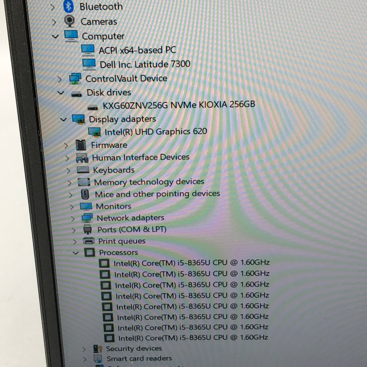 Dell Latitude 7300 13.3" i5-8365U 1.6GHz 8GB RAM 256GB SSD