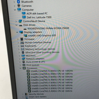 Dell Latitude 7300 13.3" i5-8365U 1.6GHz 8GB RAM 256GB SSD