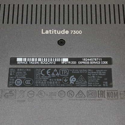 Dell Latitude 7300 13.3" i5-8365U 1.6GHz 8GB RAM 256GB SSD