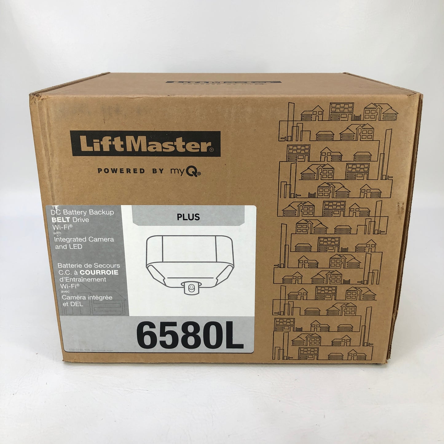 New LiftMaster 6580L DC Battery Backup Belt Drive Garage Door Opener w/Camera 