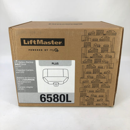 New LiftMaster 6580L DC Battery Backup Belt Drive Garage Door Opener w/Camera 