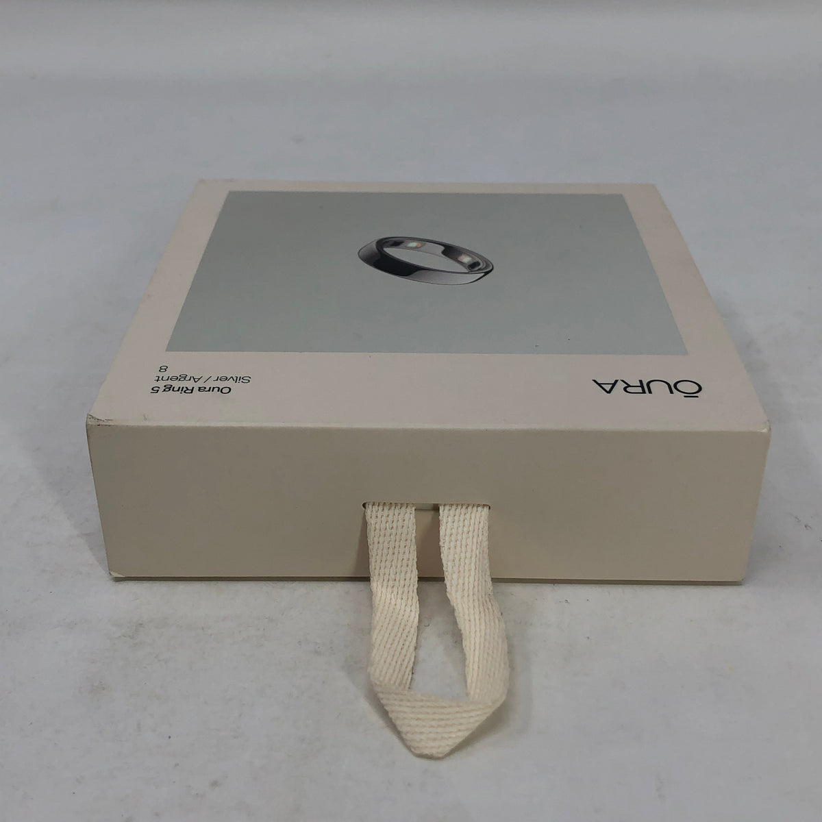  Oura Ring 5 Size 8 Activity Tracker Silver JZ90-61403-08