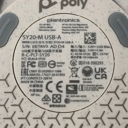 Plantronic PolySync 20 USB-C,USB-A Bluetooth Portable Speakerphone Gray