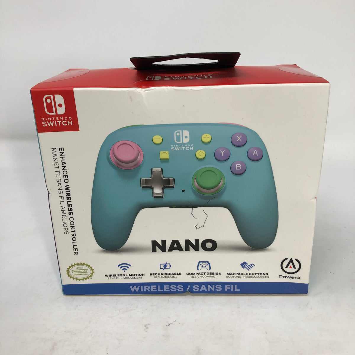 New PowerA Nano Enhanced Wireless Controller Nintendo Switch Spring Dream Teal 