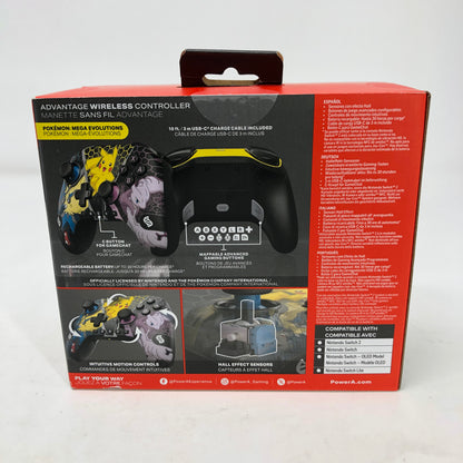 NEW PowerA Advantage Wireless Controller Nintendo Switch 2 Pokemon