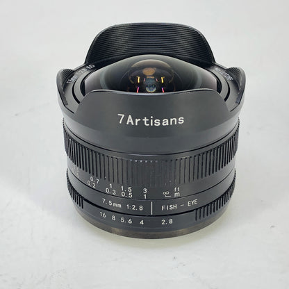 7Artisans f/2.8 7.5mm f/2.8 ED For Sony E-Mount Manual Lens