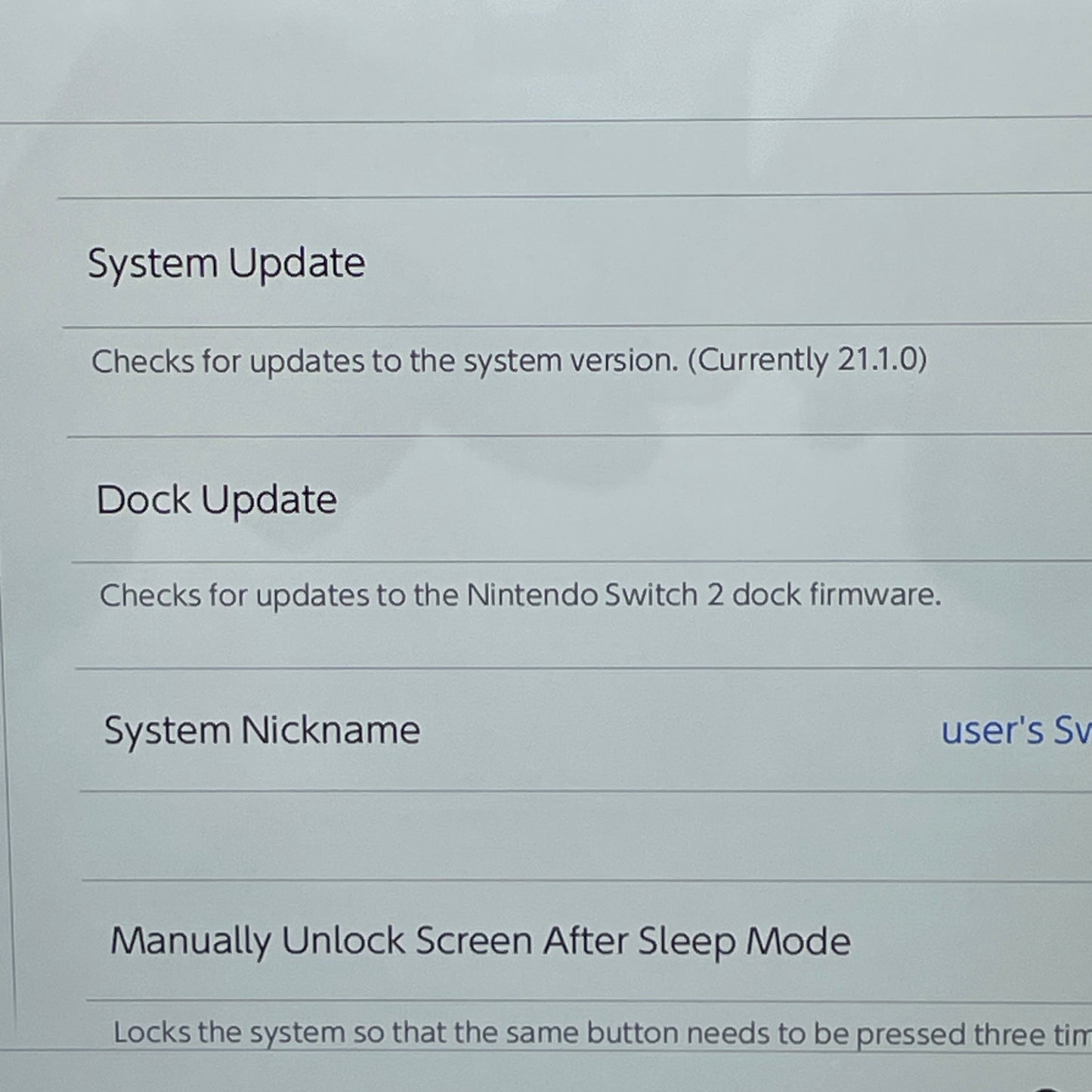 Nintendo Switch 2 Video Game Console Only BEE‑001 Black