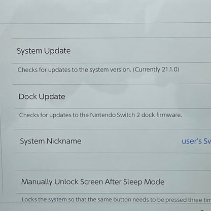 Nintendo Switch 2 Video Game Console Only BEE‑001 Black
