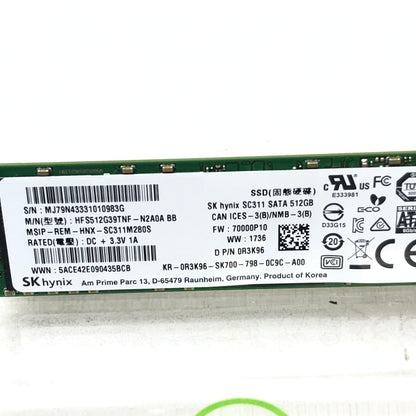 SK Hynix M.2 2280 SC331 512GB SATA III (6Gb/s) SSD HFS512G39TNF-N2A0A