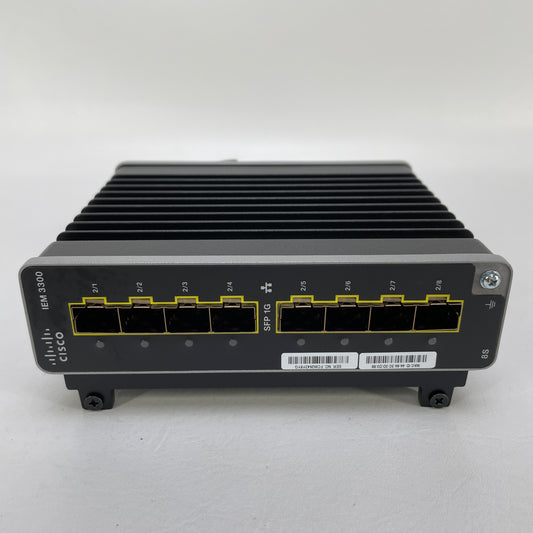 Cisco IEM-3300-8S 8-Port Gigabit SFP Expansion Module for IE3300 Switch