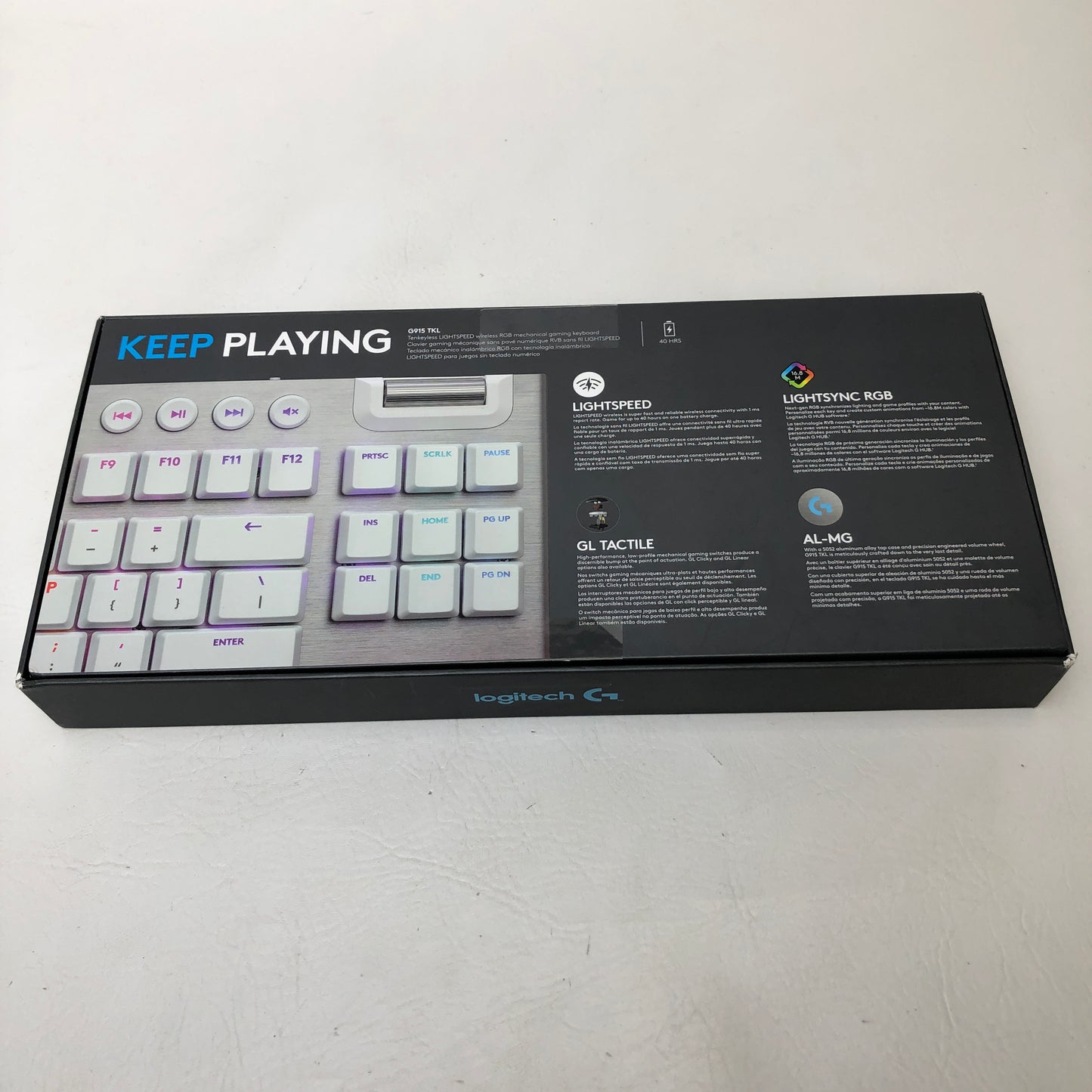 Logitech G915 TKL 920-009660 Wireless Gaming Keyboard White