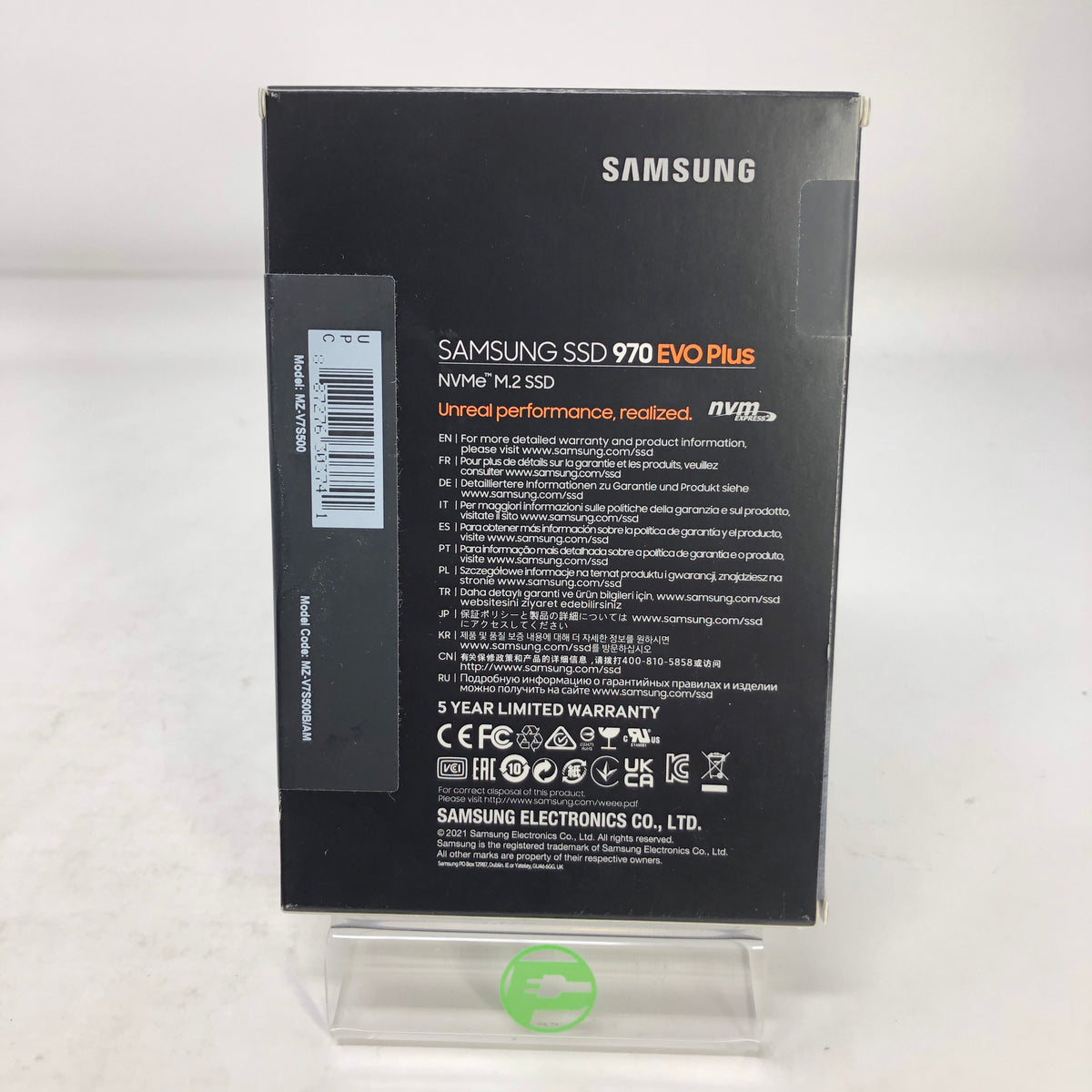New Samsung 2280mm 970 EVO Plus 500GB M.2 NVMe Gen 3.0 x4 SSD MZ-V7S500B/AM