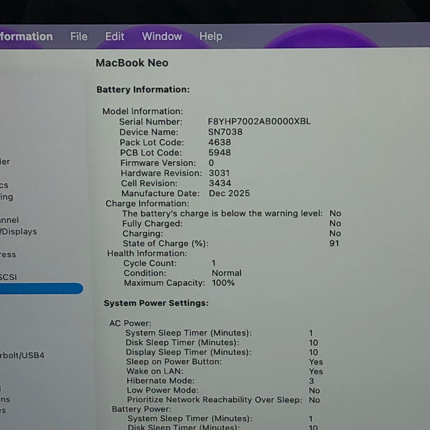 2026 Apple MacBook Neo 13" A18 Pro 5C GPU 4.0GHz 8GB RAM 256GB SSD MHFA4LL/A