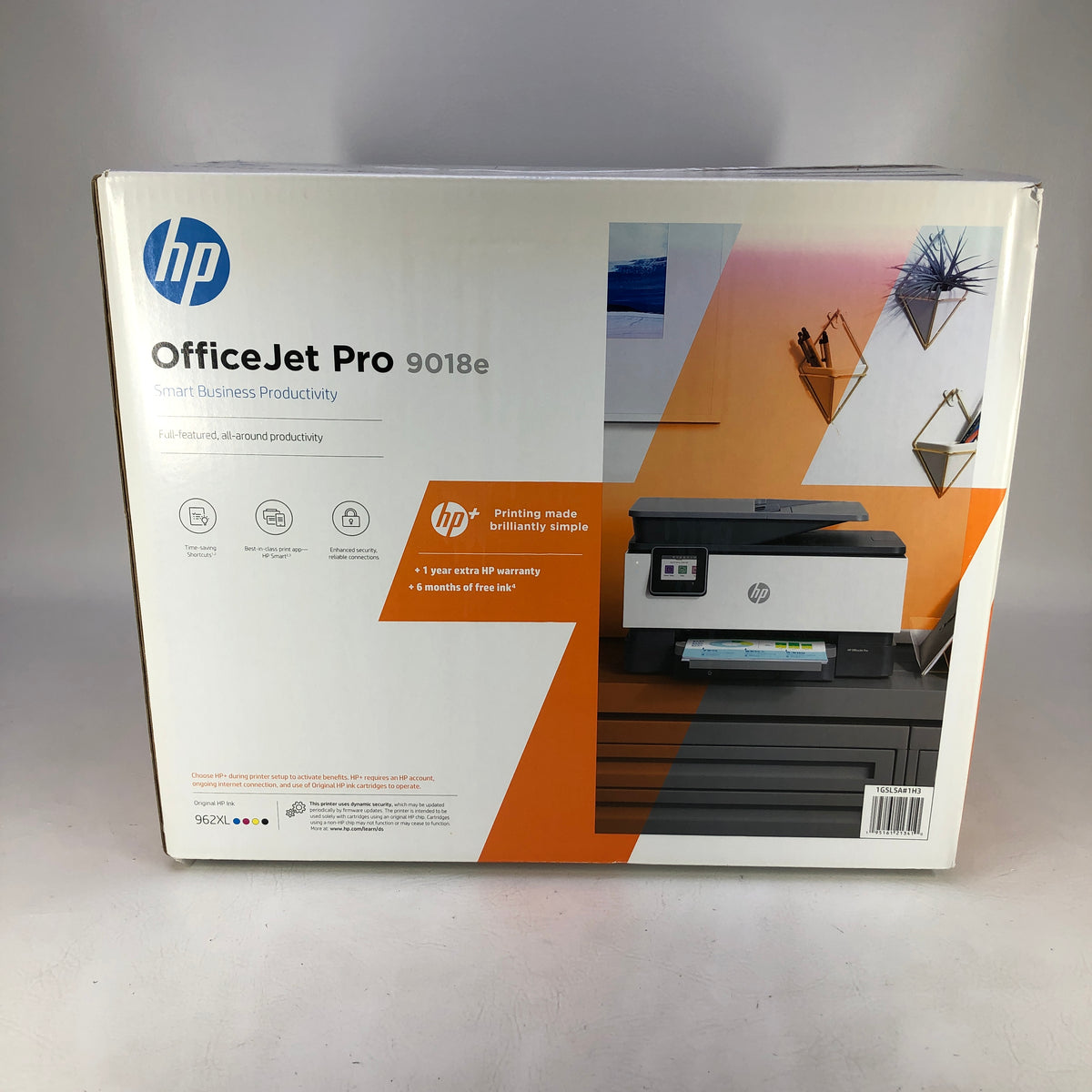 New HP OfficeJet Pro All In One InkJet Printer White 1H3