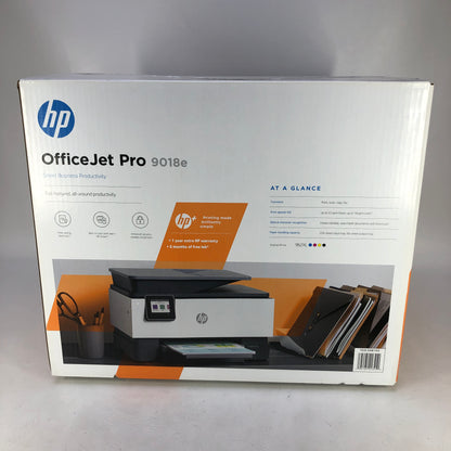 New HP OfficeJet Pro All In One InkJet Printer White 1H3