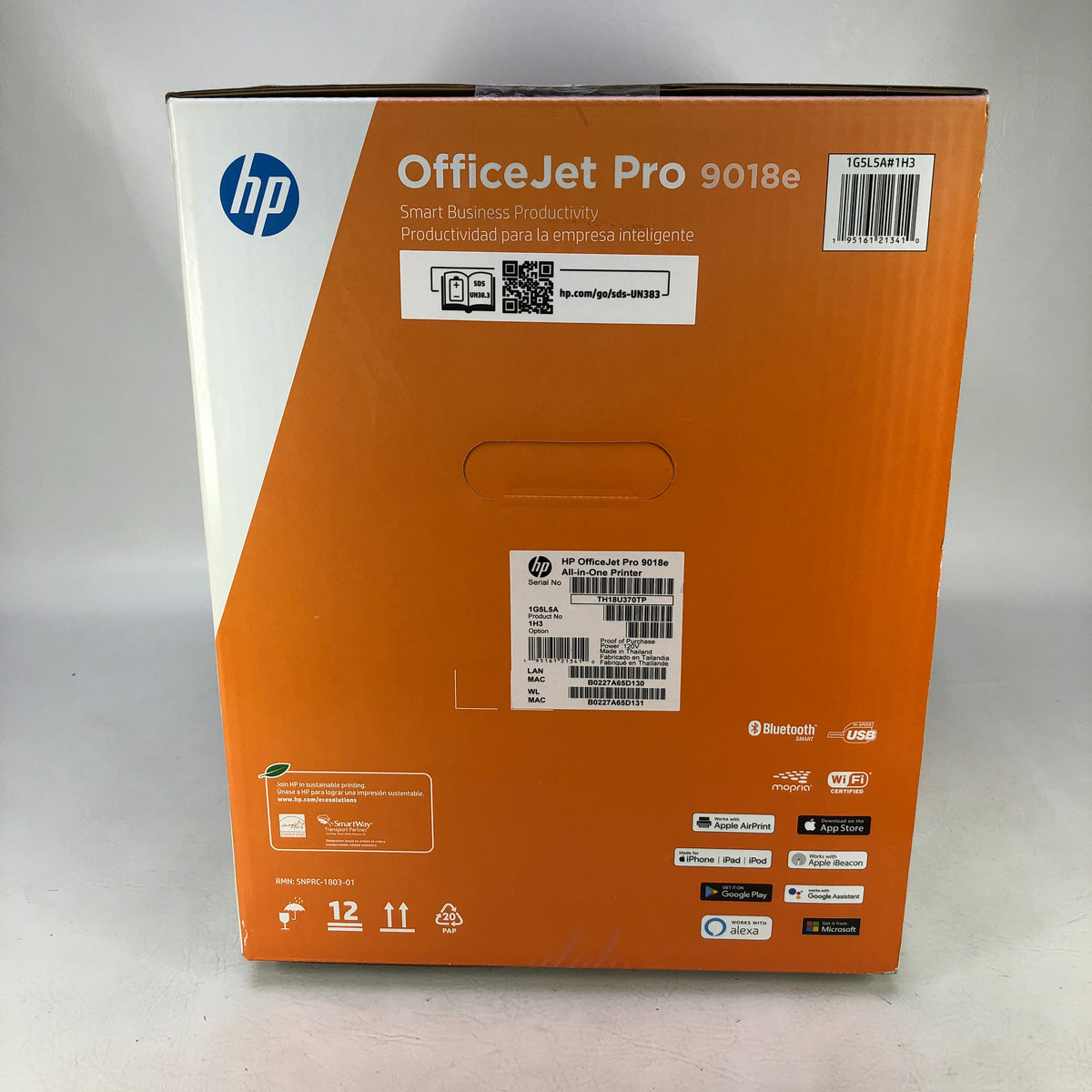 New HP OfficeJet Pro All In One InkJet Printer White 1H3