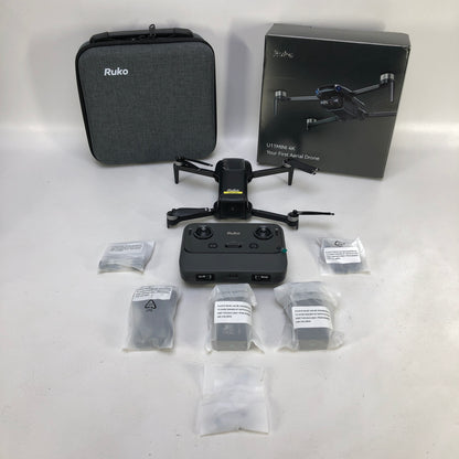 Ruko U11MINI 4K GPS Drone Bundle w/Case & 2 Batteries