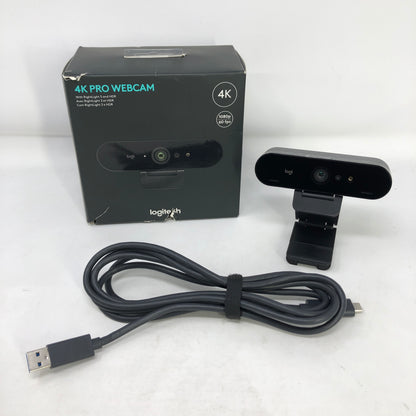 Logitech BRIO 4K Pro Webcam USB HDR Autofocus 4K HD 60FPS V-U0040